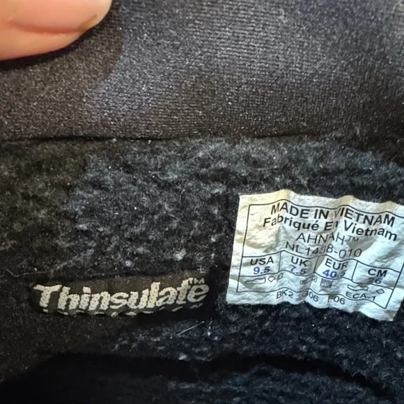 Sorel Ahnah Apres-Ski Black Fur-Trimmed Winter Boots - Picture 4 of 7